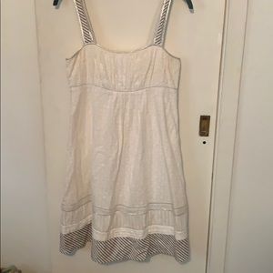 White Calvin Klein Lacy Eyelet Sundress